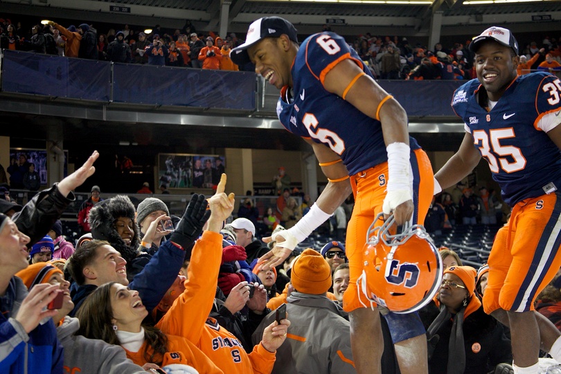 &#8216;It was a defining moment&#8217;: Former players reflect on 2010 Pinstripe Bowl victory