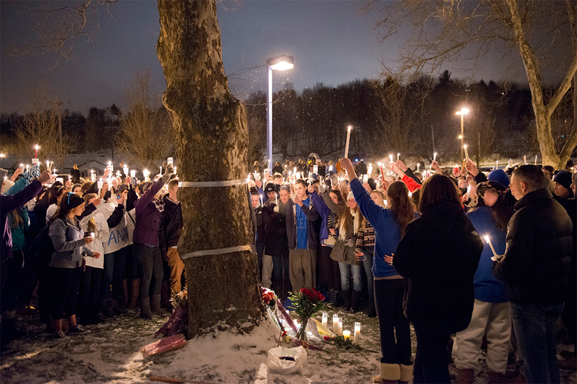 Vigil honors memory of Westhill High School student