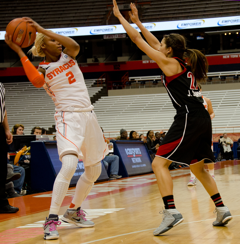 Syracuse rides 2nd-half run past No. 13 Louisville in season finale