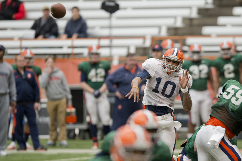 Syracuse&#8217;s Spring Game to give quarterbacks last pre-training camp audition