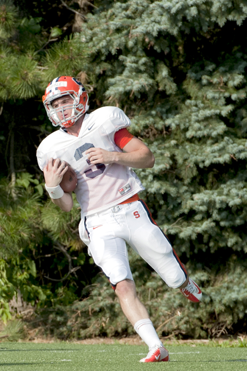 Fresh arms: 1st-year quarterbacks Kimble, Wilson compete to become Syracuse&#8217;s future quarterback