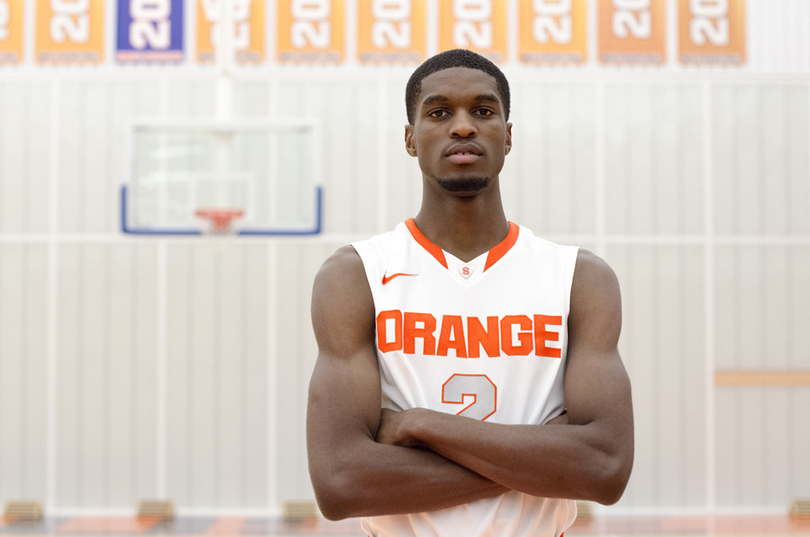 Silent but deadly: Freshman wing Johnson brings reserved personality to SU bench