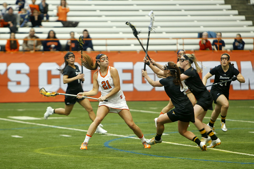 Treanor leads Syracuse past Towson with strong 2nd half