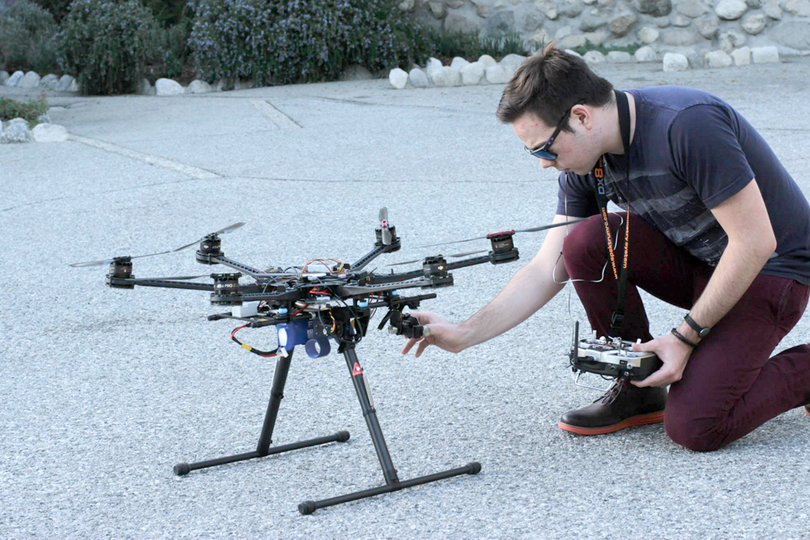 Group uses drones to take aerial photography