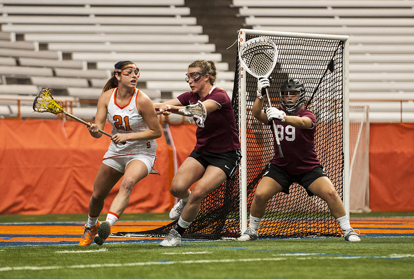 Balanced attack leads No. 3 Syracuse to blowout win over Harvard