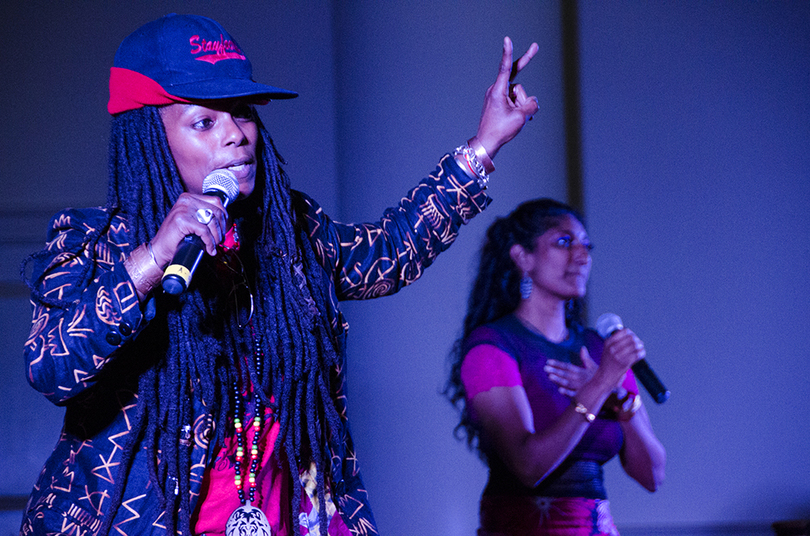 Hip-hop workshop provides students, teachers with outlet for creativity