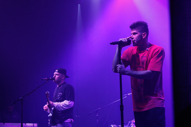 Rap band Aer draws dedicated fans, engages with crowd at Westcott Theater