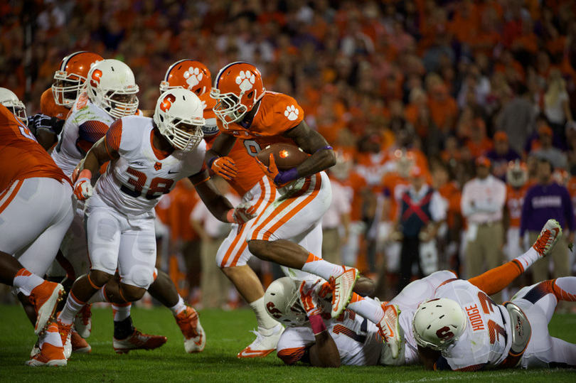 Gallman, Clemson running attack expose Syracuse on the ground in 2nd half