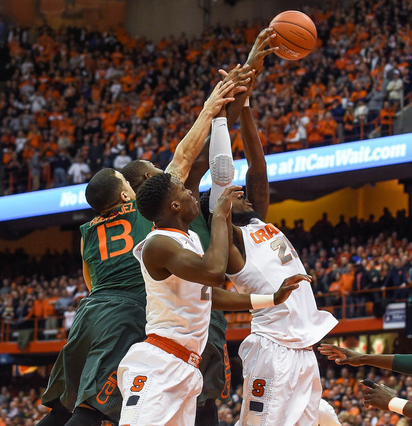 Syracuse faces toughest rebounding test of season in road contest with No. 15 North Carolina