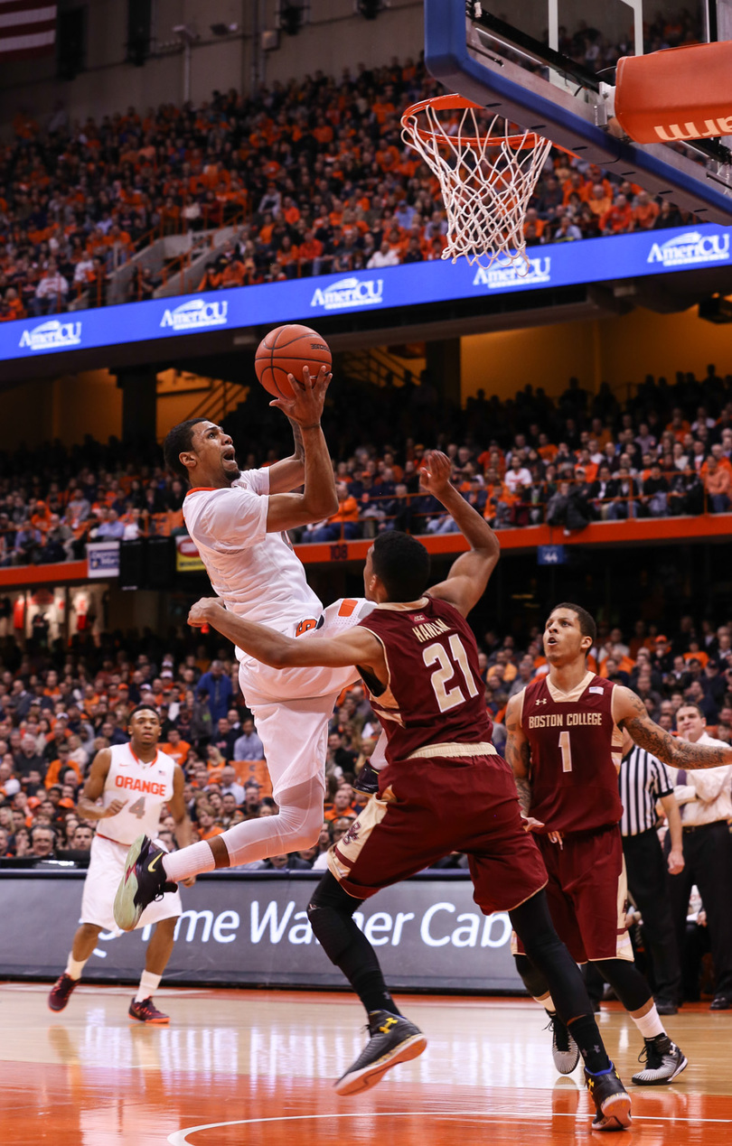 Gbinije, Cooney lead Syracuse to 69-61 win over Boston College with Christmas in foul trouble