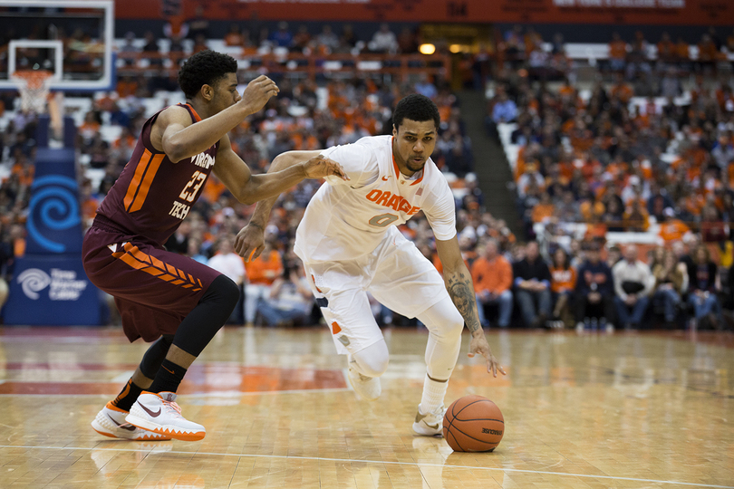 Gbinije hits game-winner with one-tenth of a second left against Virginia Tech, lifts Syracuse to 72-70 win