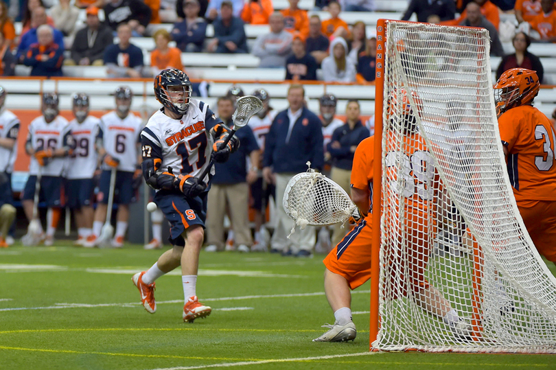 Dylan Donahue utilizes strong off-ball movement to excel at attack for Syracuse