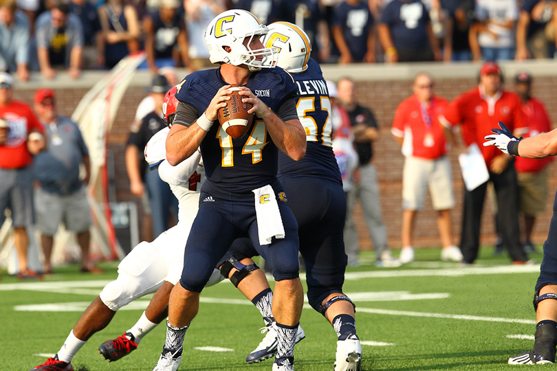 Father-son dynamic between head coach and quarterback propels UTC to success