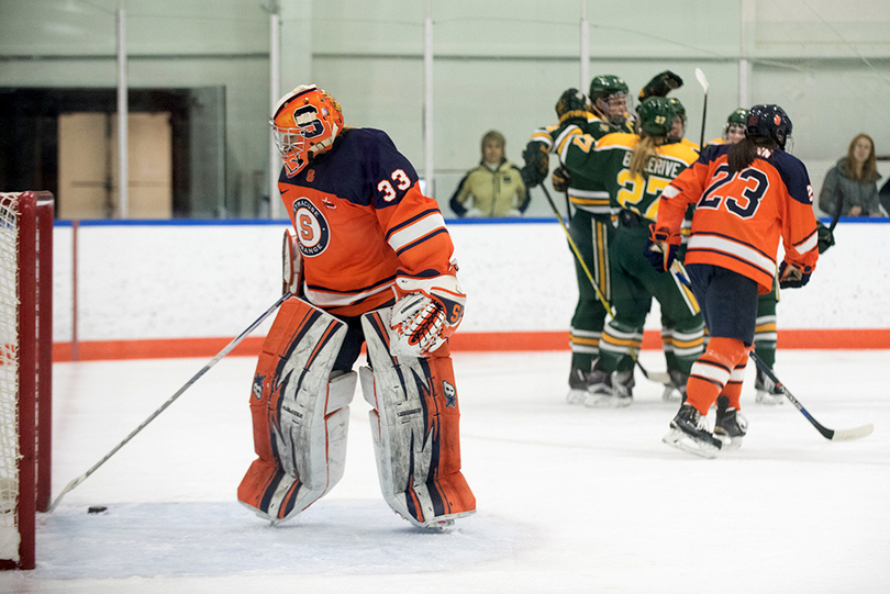 Orange holds Clarkson in check after allowing 2 goals in opening period