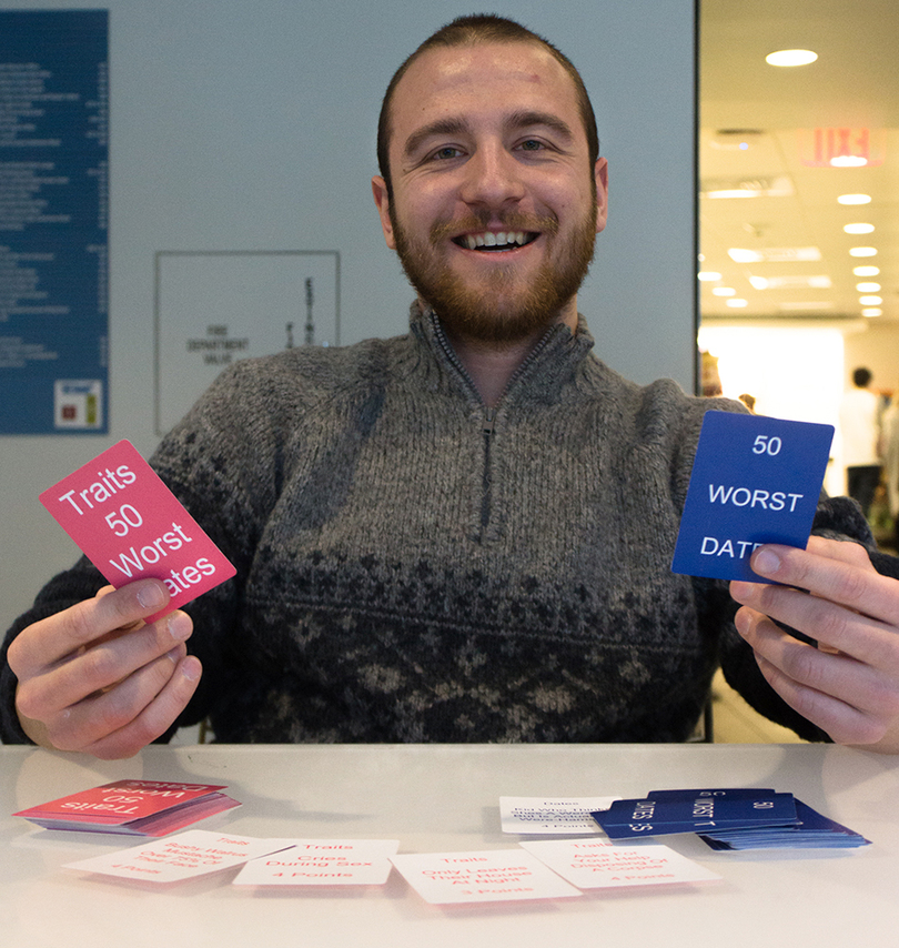 SU graduate student creates 50 Worst Dates card game