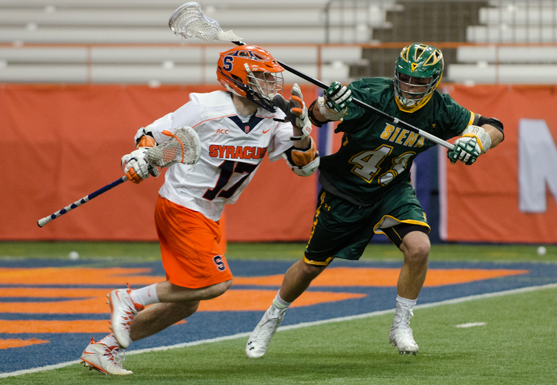 No. 5 Syracuse crushes Siena, 18-5, in season opener