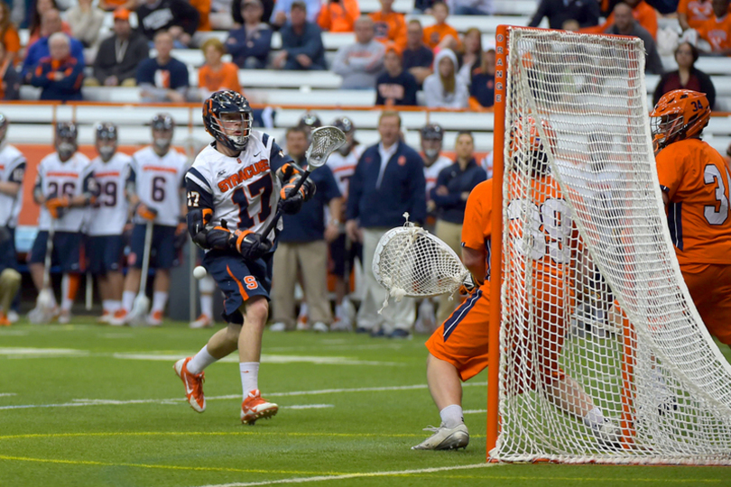 How Dylan Donahue factored into Syracuse&#8217;s success in an 11-goal win against St. John&#8217;s