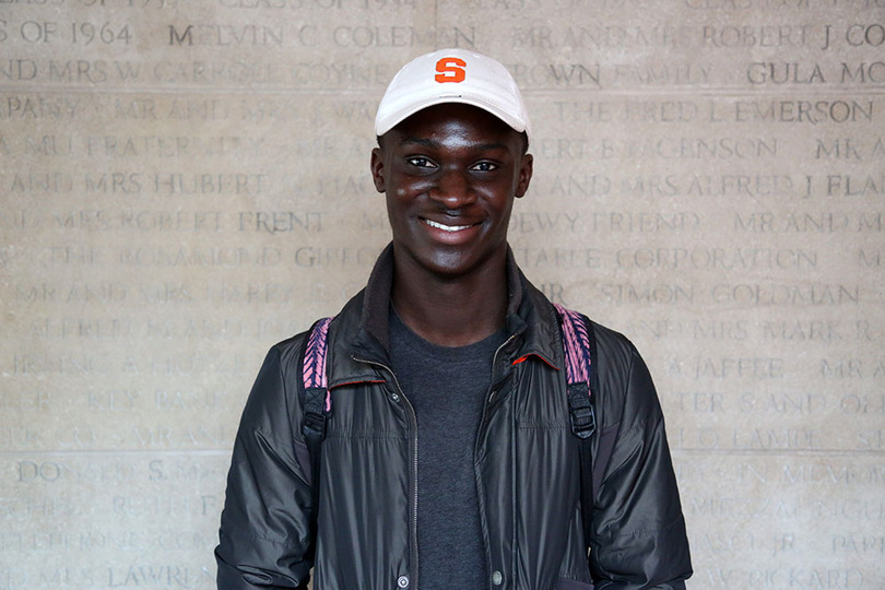 SU junior performs traditional African dances with One World Dance troupe