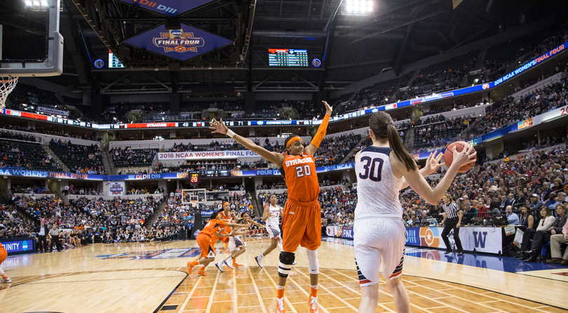 Syracuse&#8217;s press defense crumbles in national championship game loss to Connecticut