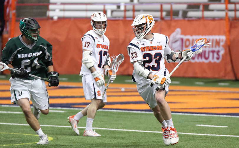 Syracuse men’s lacrosse’s offense is rounding into form at just the right time