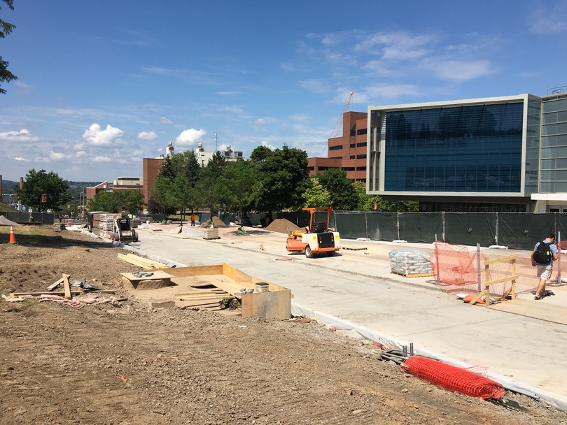 SU construction update: Work on some campus projects will continue into fall semester