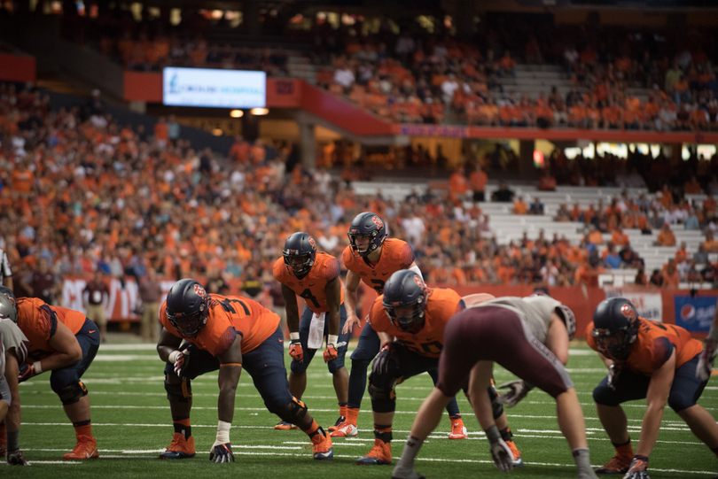 Syracuse football’s offensive line faces uphill battle against Louisville’s front seven