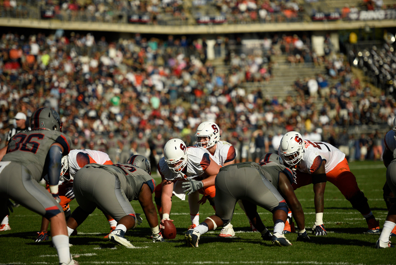 Syracuse football&#8217;s offensive line patches together mediocre performance