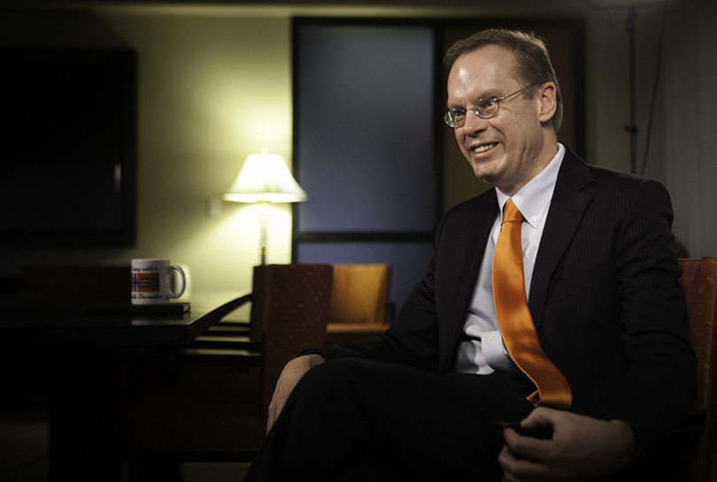 Syracuse University Chancellor Kent Syverud announces revisions to free speech policies