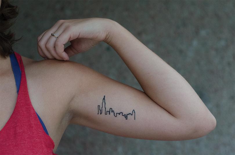 Senior&#8217;s skyline tattoo reminds her of childhood memories