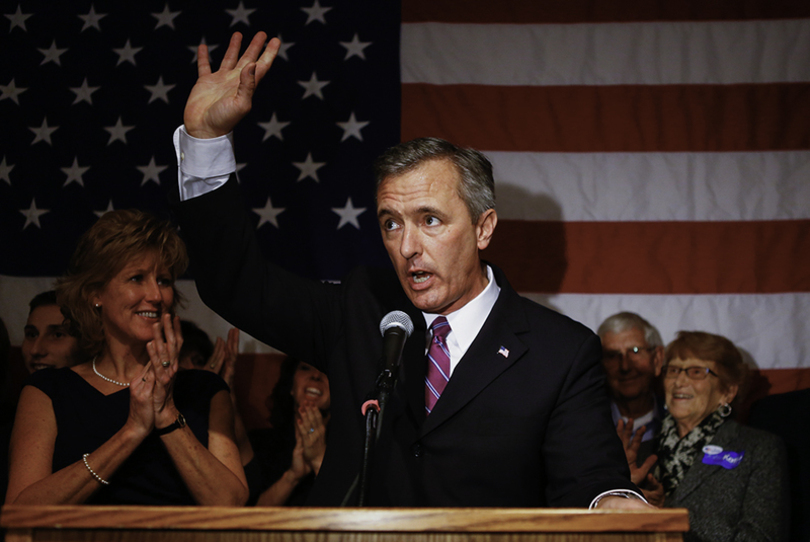 Rep. John Katko heads to polls to cast his vote