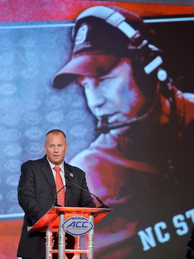 North Carolina State coach Dave Doeren discusses Eric Dungey, close losses and kicking problems