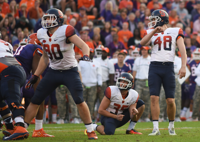 Syracuse football kicker Cole Murphy&#8217;s season struggles continue in 54-0 loss to No. 3 Clemson