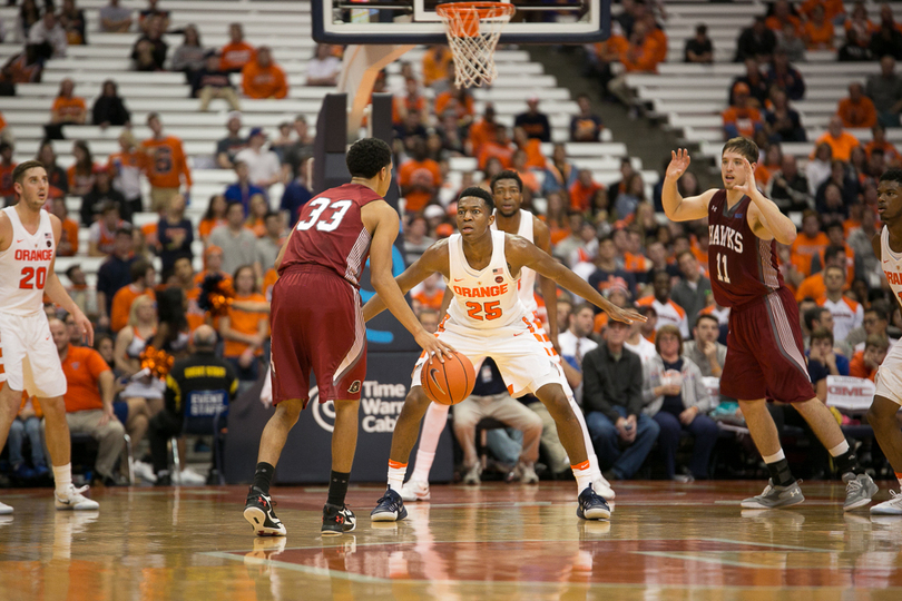 Gallery: Syracuse men&#8217;s basketball opens exhibition slate with 83-65 victory over IUP