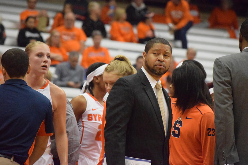 Cedric Solice draws from experiences in NBA D-League to become do-it-all type for Syracuse women&#8217;s basketball