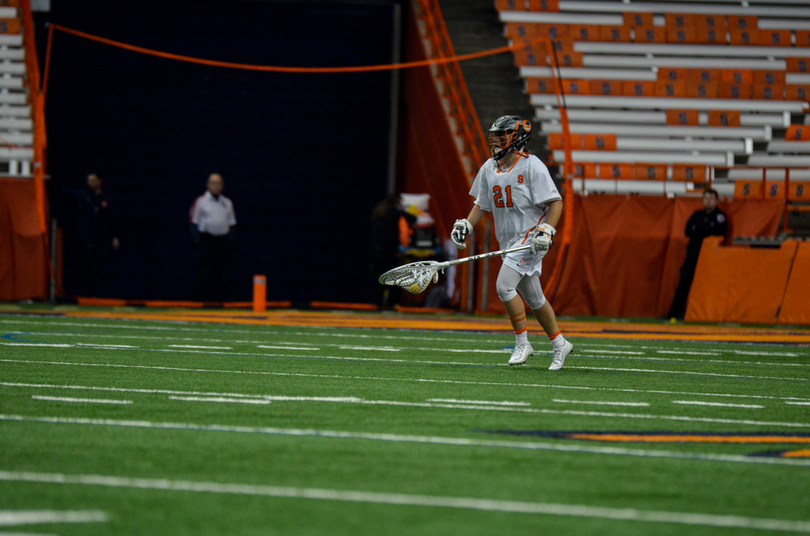 Syracuse offense rescues freshman goalkeeper Asa Goldstock in last-minute, 13-12 win over Albany