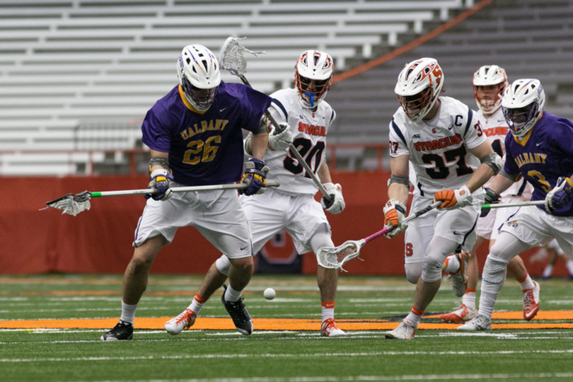 Despite low ground balls total, Syracuse hanging around in games