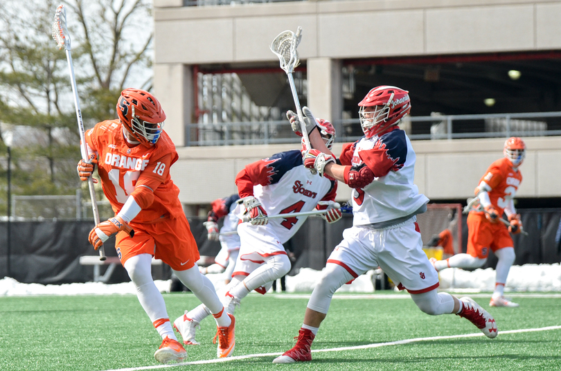 Gallery: No. 6 Syracuse beats St. John&#8217;s 9-8