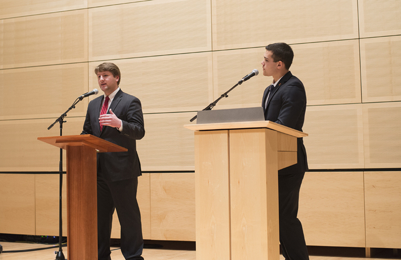 Student Association presidential and vice presidential candidates prepare for 2nd debate