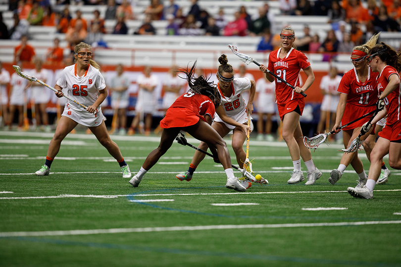 No. 8 Syracuse escapes upset bid from No. 11 Cornell with a 4-0, 2nd half run