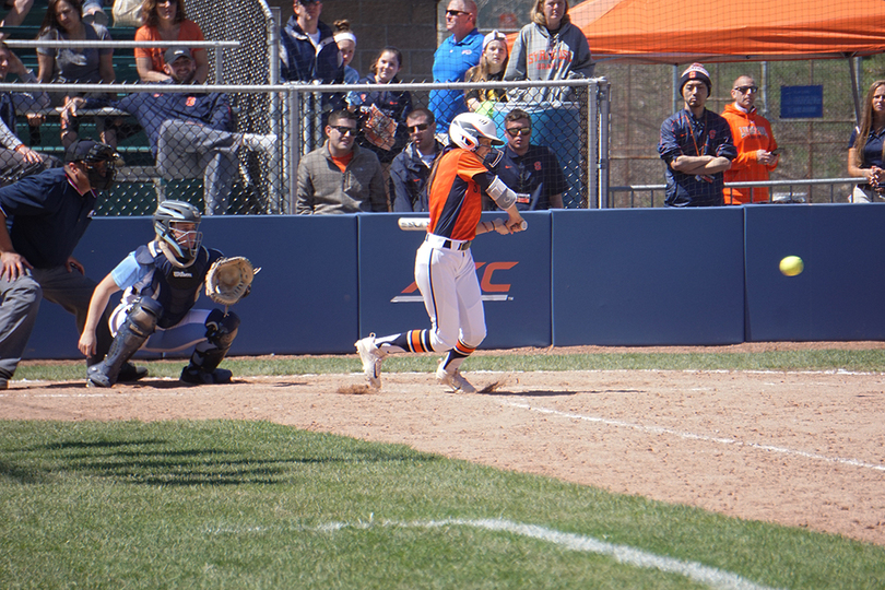 Syracuse players are using slap hitting to get on base