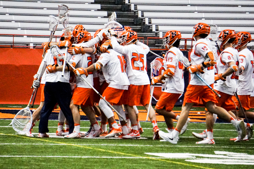 Balanced attack leads No. 2 seed Syracuse over Yale, 11-10, to advance to the NCAA quarterfinals