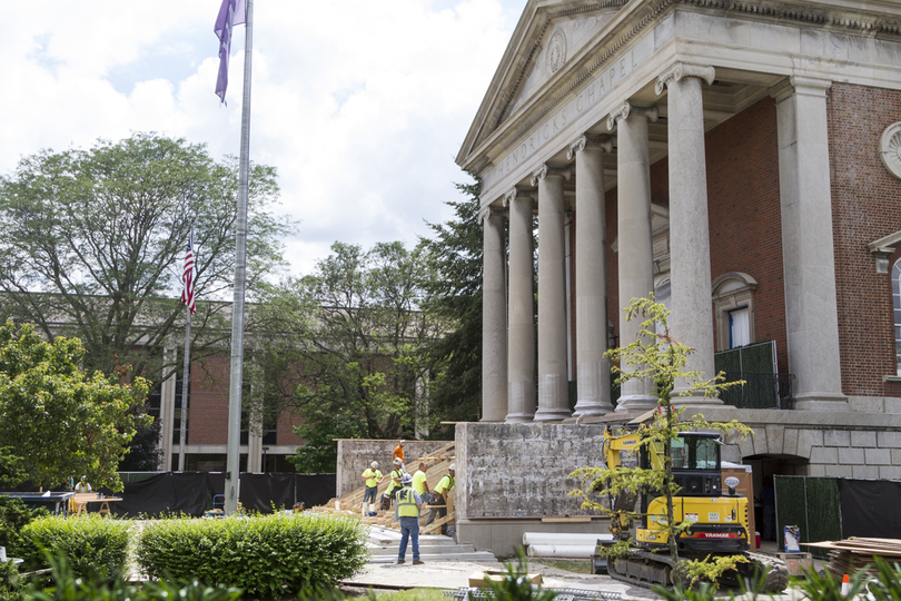 Syracuse University reaches halfway point with summer construction