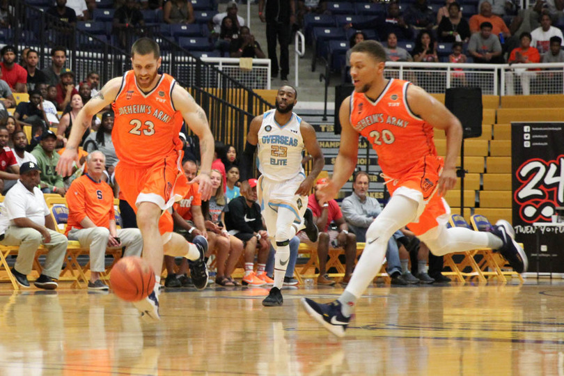 The Basketball Tournament: Boeheim&#8217;s Army&#8217;s late push cut short in 81-77 loss to Overseas Elite