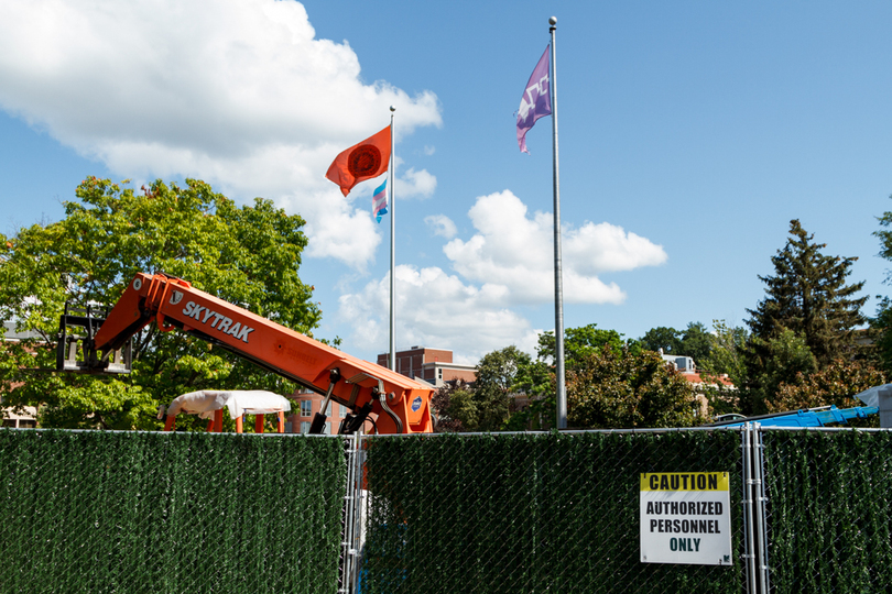 Construction update: Seating added to promenade, classroom updates completed in preparation for fall semester