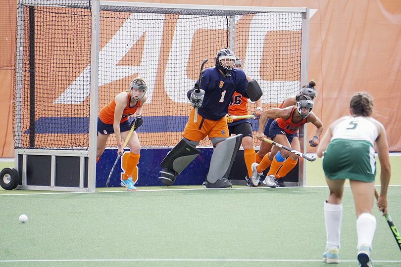 Borg van der Velde, No. 5 Syracuse defense, in the middle of 5-game shutout streak