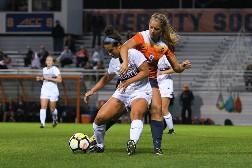 Colgate&#8217;s physicality spells doom for Syracuse in 1-0 loss