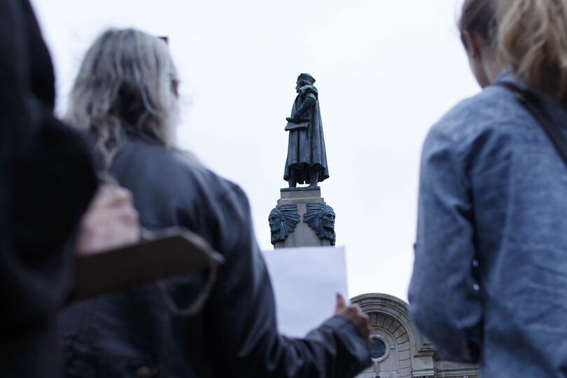 Syracuse community, Onondaga Nation rally for Columbus Day name change, indigenous rights