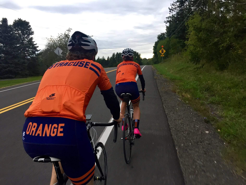 Syracuse cycling club a mix of SU and ESF, new and experienced riders