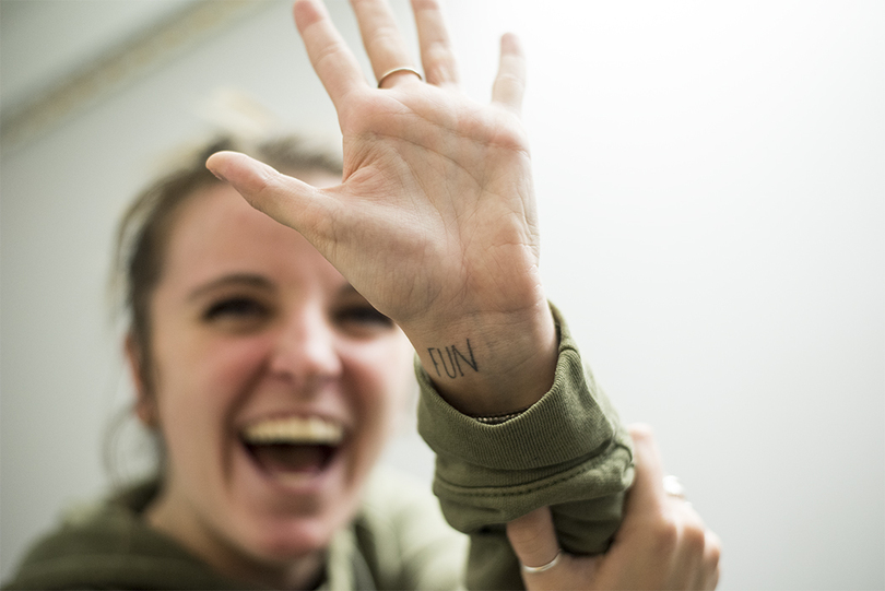 Sophomore’s tattoos represent her friendship, spontaneity and ‘dancing feet’