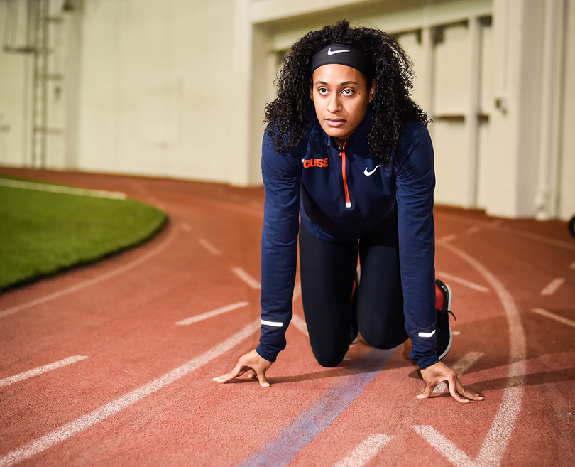 While many of Danielle Delgado’s peers wanted to become sprinters, she loved jumping over hurdles